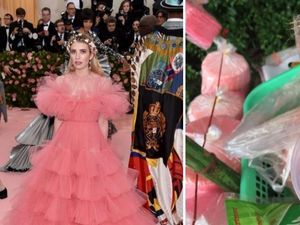 Kostum Seleb Met Gala Mirip Makanan hingga Meme Kolak yang Kocak