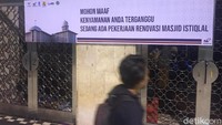 Imam Masjid Istiqlal Nasaruddin sudah mengumumkan saat salat tarawih, bahwa Masjid Istiqlal akan melakukan renovasi besar-besaran. Wajah Masjid Istiqlal akan seperti masjid-masjid terindah yang ada di seluruh dunia. (Isfari Hikmat/detikcom)