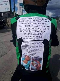 Salut! Driver Grab Palu Galang Dana untuk Penderita Gagal Jantung