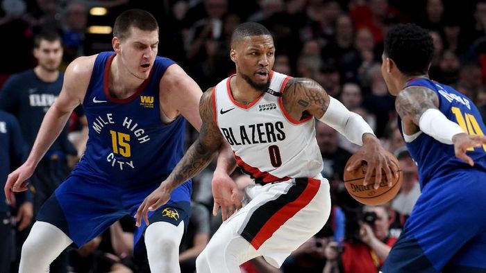 Portland Trail Blazzers memaksakan game 7 setelah mengalahkan Denver Nuggets di game 6 (Foto: Steve Dykes/Getty Images) Portland Trail Blazzers memaksakan game 7 setelah mengalahkan Denver Nuggets di game 6 (Foto: Steve Dykes/Getty Images)