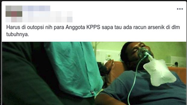 Deretan Racun yang Disebut dalam Hoax 'Petugas KPPS Tewas Diracun'