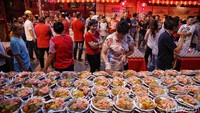 Berbuka gratis di Klenteng Tek le yang terletak di kawasan petak Sembilan, Jakarta Barat ini berlangsung hingga 29 Mei 2019.
