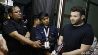 Ridho terancam kembali ke dalam penjara karena kasus narkoba. Pool/Palevi S/detikFoto.