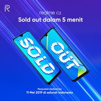 Jualan Laris, Realme 3 Pro & C2 Habis dalam Hitungan Menit 