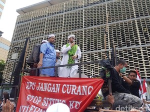 Demo di Bawaslu, Habib Hanif Alatas: Kita Jihad Konstitusional