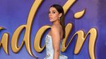 Pesona Putri Jasmine dengan Gaun Burberry di Premiere Aladdin