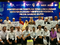 Bareng Dirut Jasa Raharja, Rini Tinjau Verifikasi Mudik Bareng BUMN