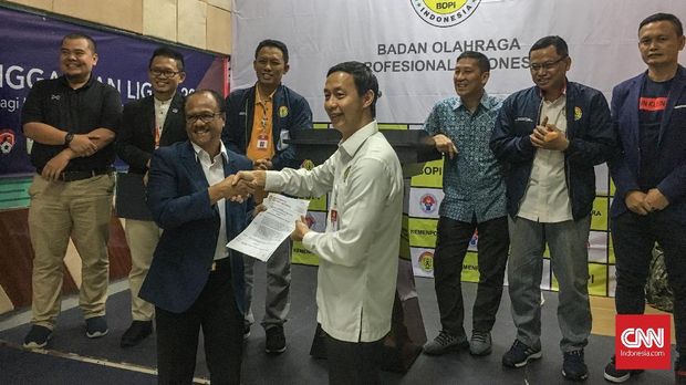 BOPI ketika memberikan izin rekomendasi kepada LIB untuk menggulirkan kompetisi Liga 1 2019.