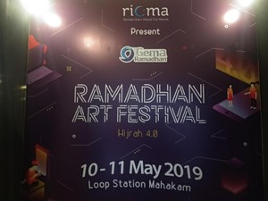 Mural Sepanjang 6 Meter Ajak Berbuat Kebaikan di Bulan Ramadhan