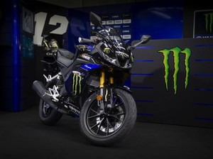 Adik Yamaha R15 Dapat Livery Monster Energy MotoGP ala Rossi