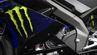 YZF-R125 Monster Energy Yamaha MotoGP Edition hadir dengan nuansa gelap memadukan warna hitam dan biru. Foto: Yamaha Eropa
