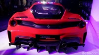 Penyambutan Ferrari 488 Pista ini dibarengi dengan acara buka bersama di stadion Gelora Bung Karno (GBK), Senayan, Jakarta Pusat, Kamis (9/5/2019).