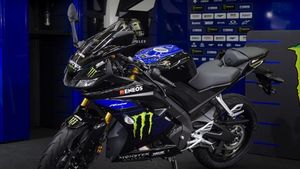Livery Monster Energy MotoGP ala Rossi di Adik Yamaha R15