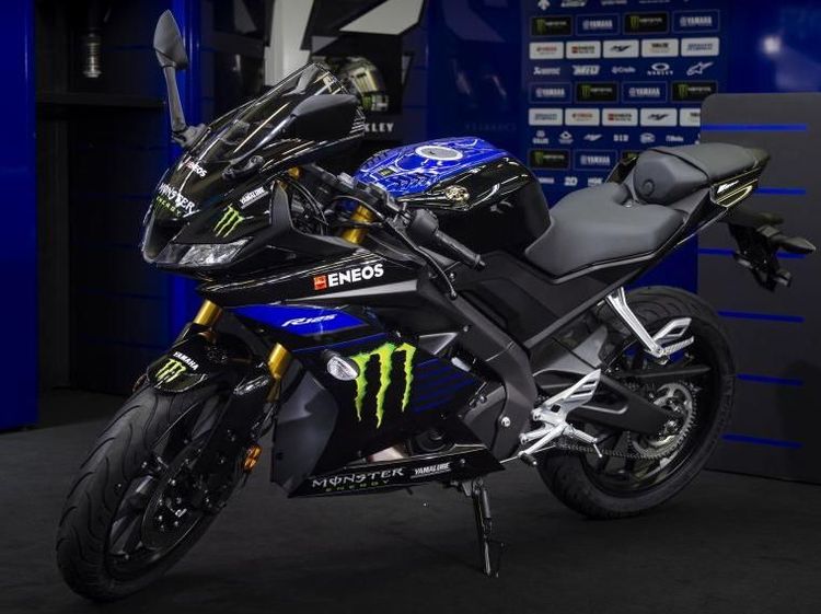Livery Monster Energy MotoGP ala Rossi di Adik Yamaha R15