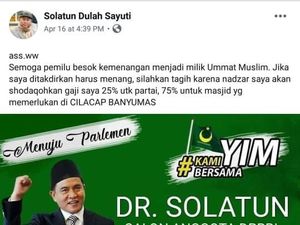 Dosen Pengunggah People Power dan Bunuh Polisi Caleg PBB di Jateng?