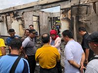 Kemenkum HAM mengecek lokasi kebakaran di rutan klas iib siak
