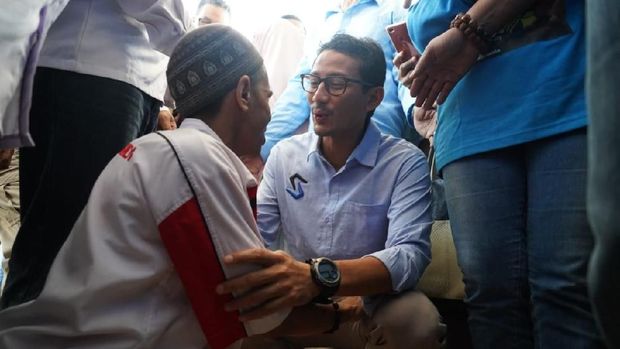 Menang di Kalsel, Sandiaga Sapa Warga Banjarmasin