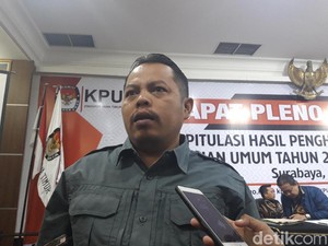 Rekapitulasi KPU Jatim: Jokowi-Maruf 65,7% Prabowo-Sandi 34,3%