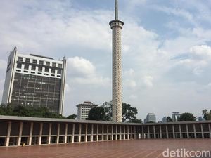 Salat Id Digelar, Lalu Lintas Kawasan Istiqlal Lancar