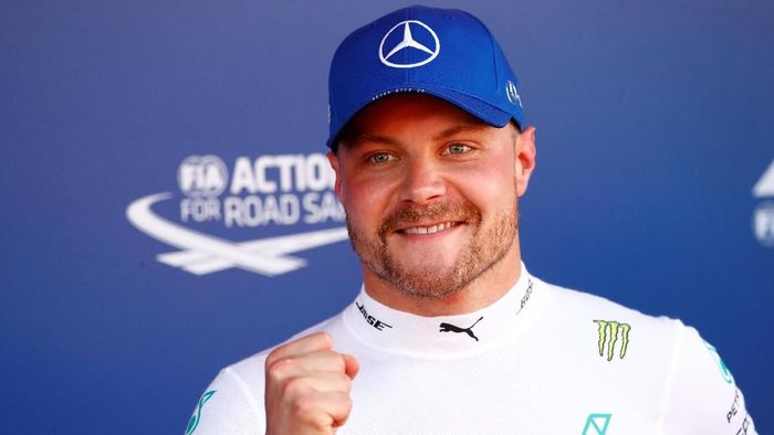 Valtteri Bottas merebut pole position di kualifikasi GP Spanyol (Foto: Juan Medina/Reuters) Valtteri Bottas merebut pole position di kualifikasi GP Spanyol (Foto: Juan Medina/Reuters)