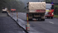 Sejumlah ruas jalan nasional yang menghubungkan Semarang-Ambarawa-Temanggung dilakukan pelebaran jalan.