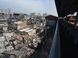 Penampakan Terkini Kampung Bandan Pasca Kebakaran