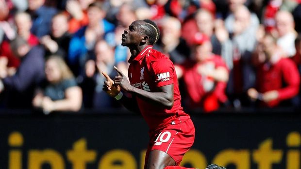 Sadio Mane berhasil mencetak dua gol dan merebut sepatu emas bersama Mohamed Salah dan Pierre Emerick Aubameyang.