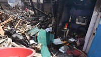 Sebanyak 450 rumah hangus dalam insiden yang terjadi pada Sabtu (11/5).