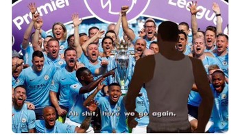Netizen ini sepertinya tak tahan City berhasil juara lagi. Foto: istimewa