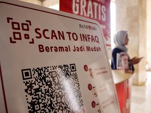 Bye-bye Tunai, Bayar Infak di Masjid Kini Cukup Pakai Jempol