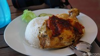 Menu ayam halal dengan nasi harganya mulai AUD 10 (Rp 100 ribu) (Masaul/detikcom)
