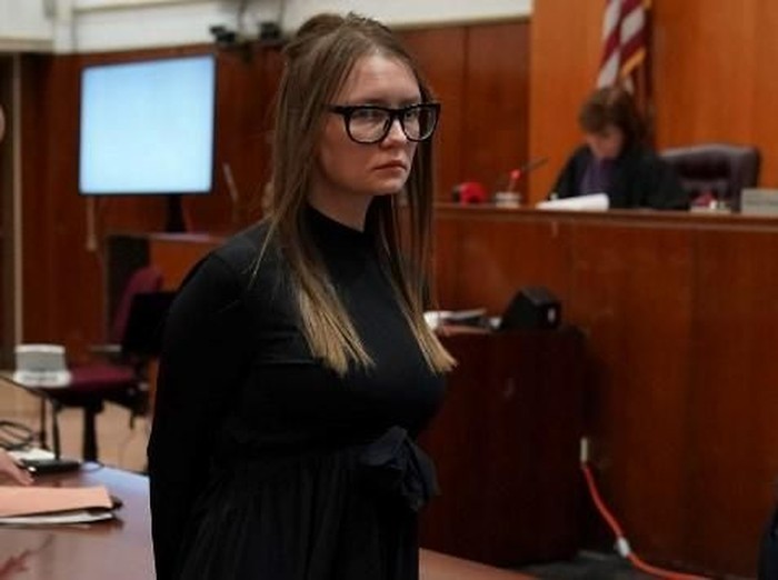 Anna Sorokin Fake German heiress Anna Sorokin arrives in court during her sentencing at Manhattan Supreme Court May 9, 2019 following her conviction last month on multiple counts of grand larceny and theft of services (Photo by TIMOTHY A. CLARY / AFP)