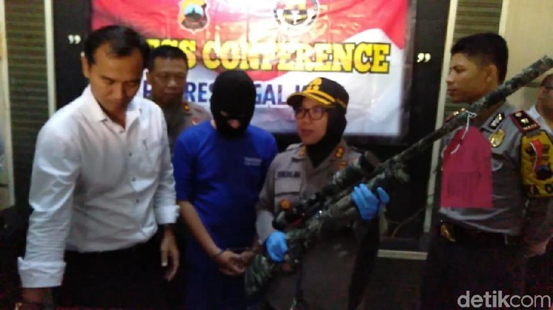 Pelaku yang Tembak Remaja Pakai Senapan Angin di Tegal Ditangkap Pelaku yang Tembak Remaja Pakai Senapan Angin di Tegal Ditangkap