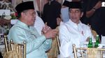 Momen Jokowi Buka Puasa Bersama di Rumah Bamsoet