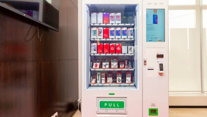 Vending machine Xiaomi. Foto: Live Mint Vending machine Xiaomi. Foto: Live Mint