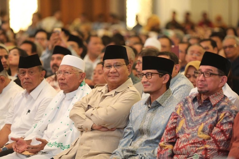 Klaim Suara Prabowo Jadi 54,24%, PD: yang 62% Berarti Tak Terbukti Klaim Suara Prabowo Jadi 54,24%, PD: yang 62% Berarti Tak Terbukti