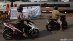 Potret Perlintasan Kereta Pisangan Lama yang Ditutup