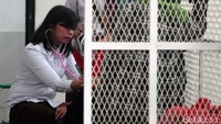 Sebelum sidang dimulai, ia terlebih dahulu diperiksa kesehatannya.