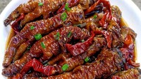 Nah ceker pedas yang satu ini pasti sering Anda temui di restoran China. Sebab ceker ini masuk ke dalam salah satu dim sum populer. Foto: Instagram videomasakan