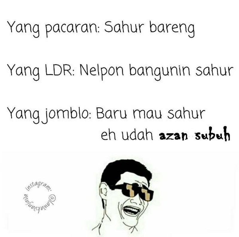 meme jomblo puasa