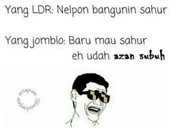 Malam Minggu, Banyak Meme Jomblo Puasa