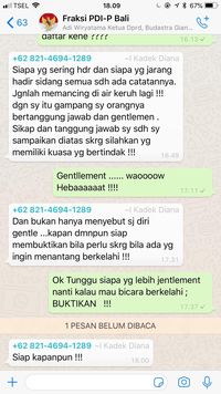 Pemukulan Ketua F-PDIP Bali Gara-gara Chat WA Tantang Duel