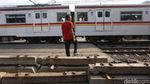Potret Perlintasan Kereta Pisangan Lama yang Ditutup