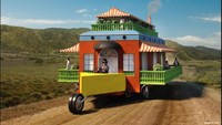 Prediksi mobile home alias rumah yang bisa berpindah-pindah. Saat ini sudah banyak mobil yang jadi rumah meski bentuknya tidak seperti sketsa dari tahun 1900 ini. Istimewa/Dok. www.angielist.com.