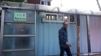 Tempat wudhu pria yang berada di depan masjidnya (Afif Farhan/detikTravel)