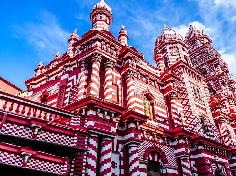Potret Jami Ul-Alfar, Masjid Cantik di Sri Lanka yang Mirip Permen