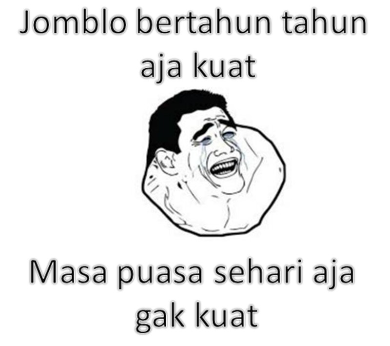 meme jomblo puasa
