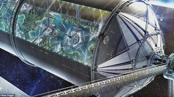 “Tempat itu akan indah, orang-orang akan mau tinggal di sana. Dan dekat dengan Bumi sehingga kalian bisa kembali. Mereka tidak akan meninggalkan Bumi untuk selamanya,” papar Bezos. Foto: NASA