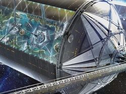 Wujud Spektakuler Kota Manusia di Luar Angkasa