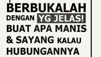 Ada juga nih yang hubungannya digantung tanpa kejelasan status (Foto: Twitter)